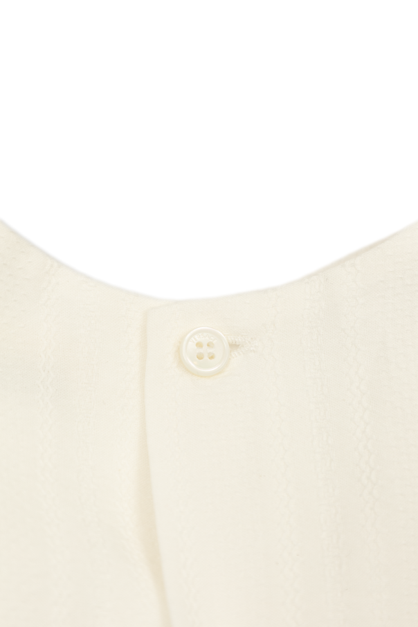 Versace Kids Cotton dress with appliqué