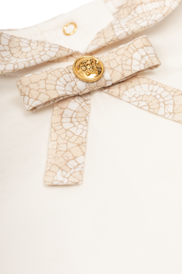 Versace Kids Dress made of combined fabrics