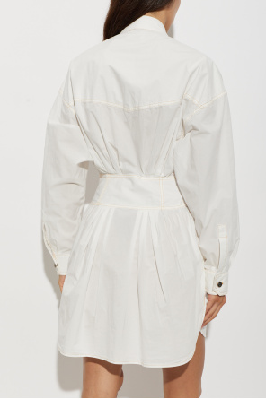 Versace Kleid mit kontrastierenden Nähten