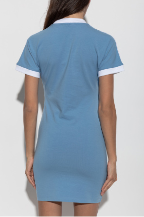 Versace Vestido con logotipo bordado