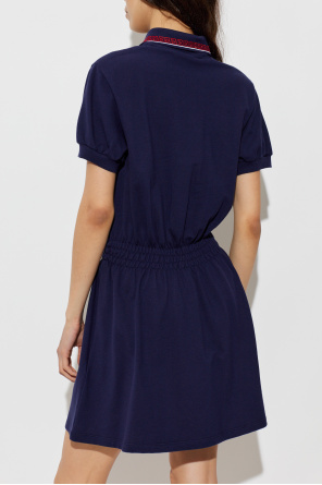 Versace Cotton dress with embroidered logo
