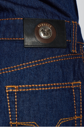 Versace Sleeveless denim dress