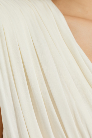 Versace Vestido drapeado con abertura trasera