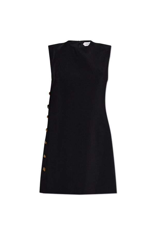 Dress with decorative side buttons od Versace