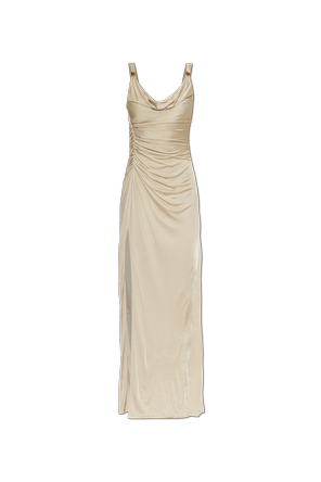 Long dress with a slit