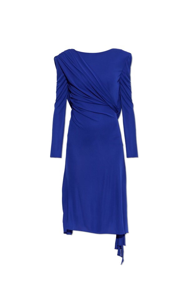 Long asymmetrical dress od Versace