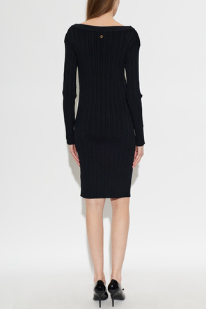 Versace Vestido longo de corte justo