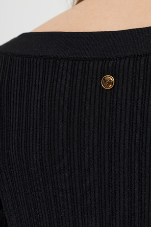 Versace Vestido longo de corte justo