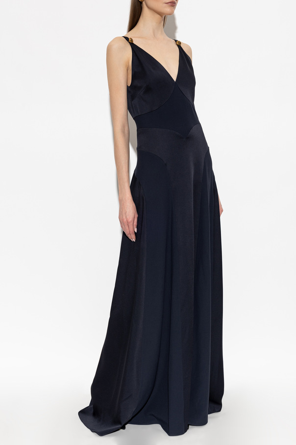 Versace Vestido longo com costas descobertas