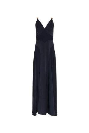 Long dress with an open back