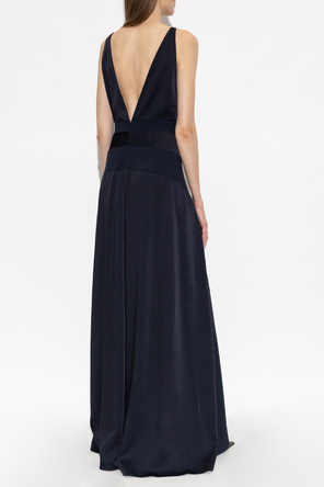 Versace Vestido longo com costas descobertas