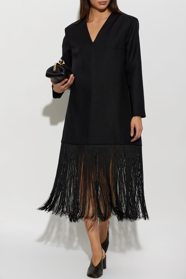 By Malene Birger ‘Mella’ fringed wool dress