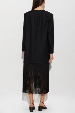 By Malene Birger ‘Mella’ fringed wool dress