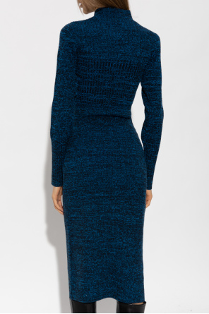 Gestuz ‘FrejaGZ’ ribbed Bleu dress