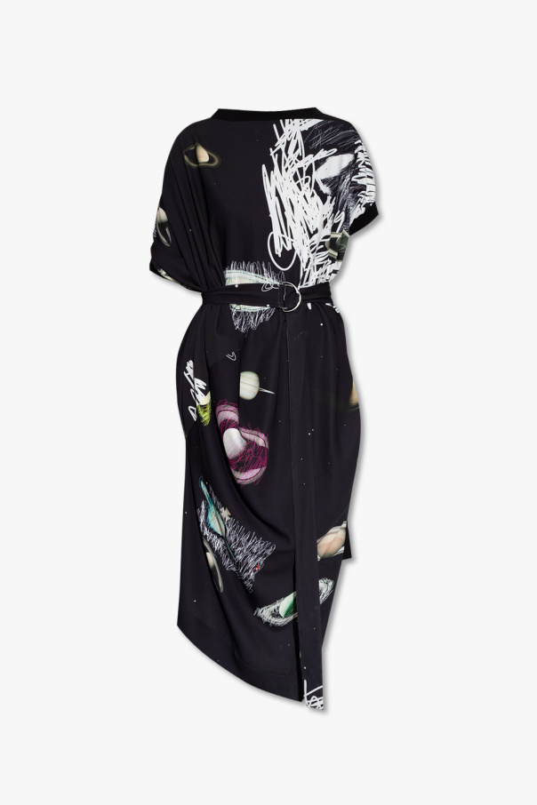 Vivienne Westwood Pure V-Neck Midi Smock Dress