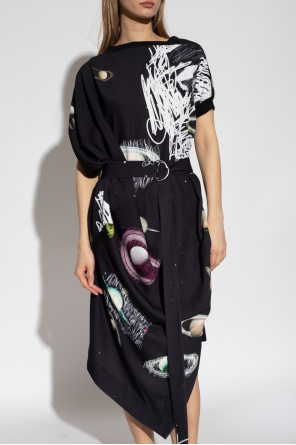 Vivienne Westwood Pure V-Neck Midi Smock Dress