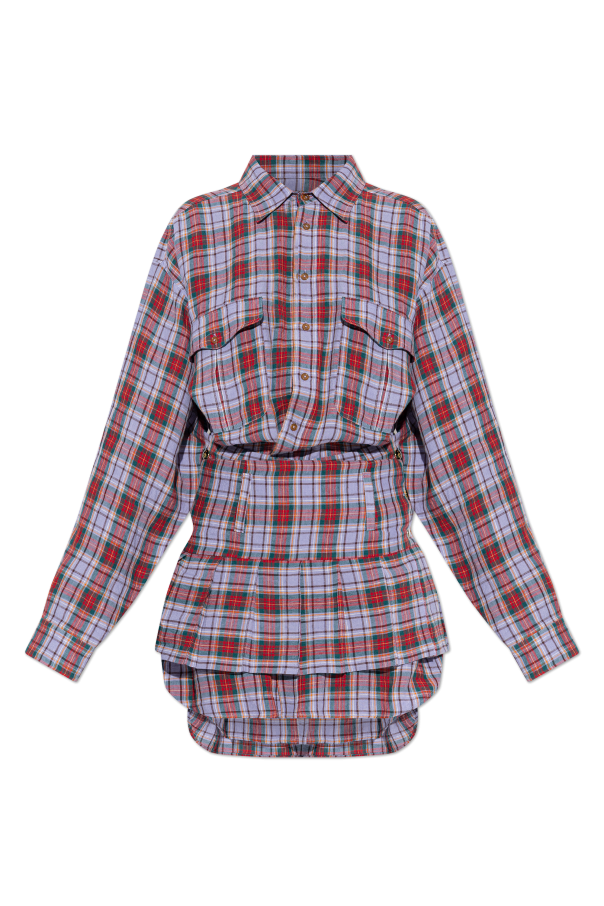 Dress with a check pattern od Vivienne Westwood