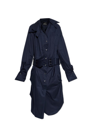 Trench coat with belt
