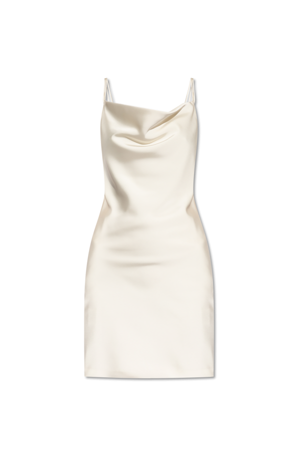 ROTATE Satin dress with straps