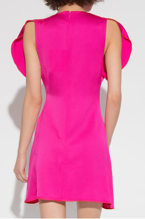 Victoria Beckham this bodycon dress from Lipsy features a lace detail