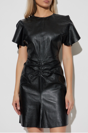 Victoria Beckham Skórzana sukienka