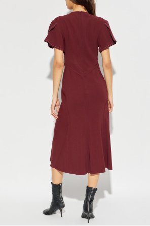 Victoria Beckham Kleid mit dekorativem Drapieren