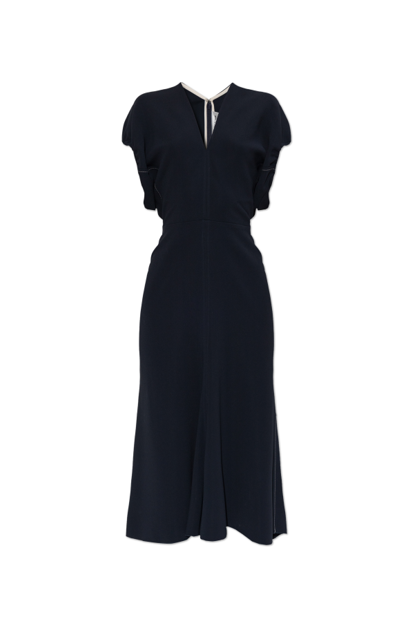 V-neck dress od Victoria Beckham