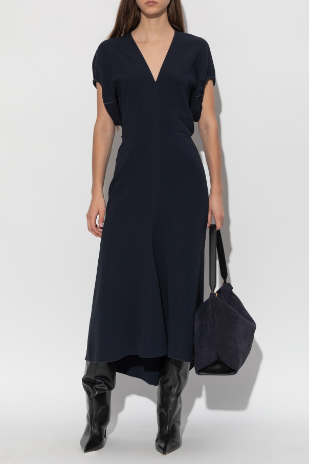 Victoria Beckham Kleid mit V-Ausschnitt