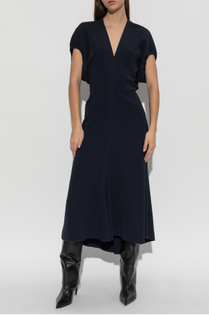 Victoria Beckham Kleid mit V-Ausschnitt