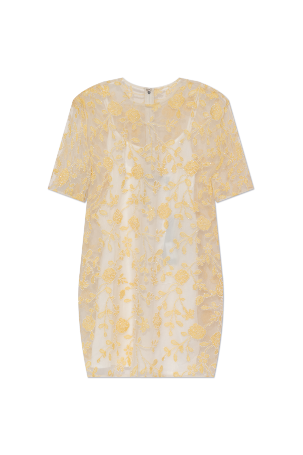 ROTATE Dress with shimmering appliqués