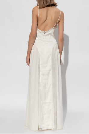 ROTATE Dress with lace inserts