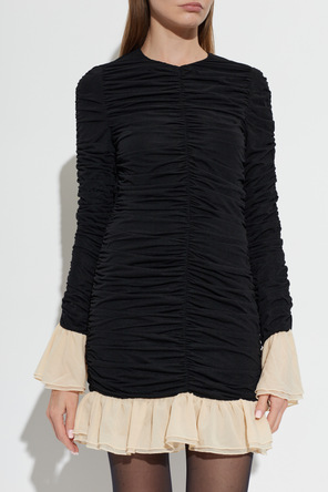 ROTATE Vestido corto con drapeado