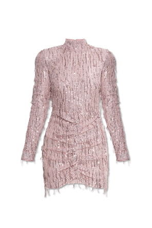 Dress with fringes and shimmering sequins