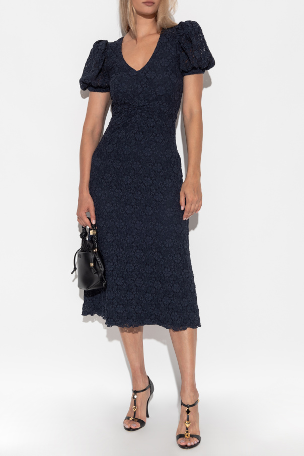 ROTATE Vestido con mangas abullonadas