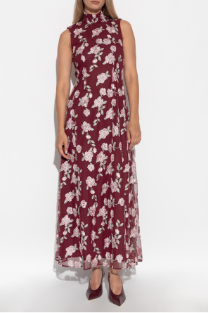 ROTATE Dress with floral motif