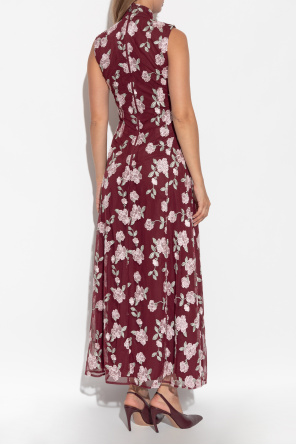 ROTATE Dress with floral motif