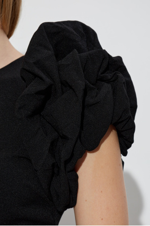 ROTATE Kleid mit Puffärmeln