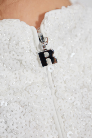 ROTATE Vestido de lentejuelas con cuello alto