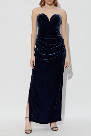 ROTATE Velvet dress