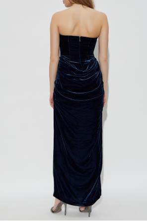 ROTATE Velvet dress