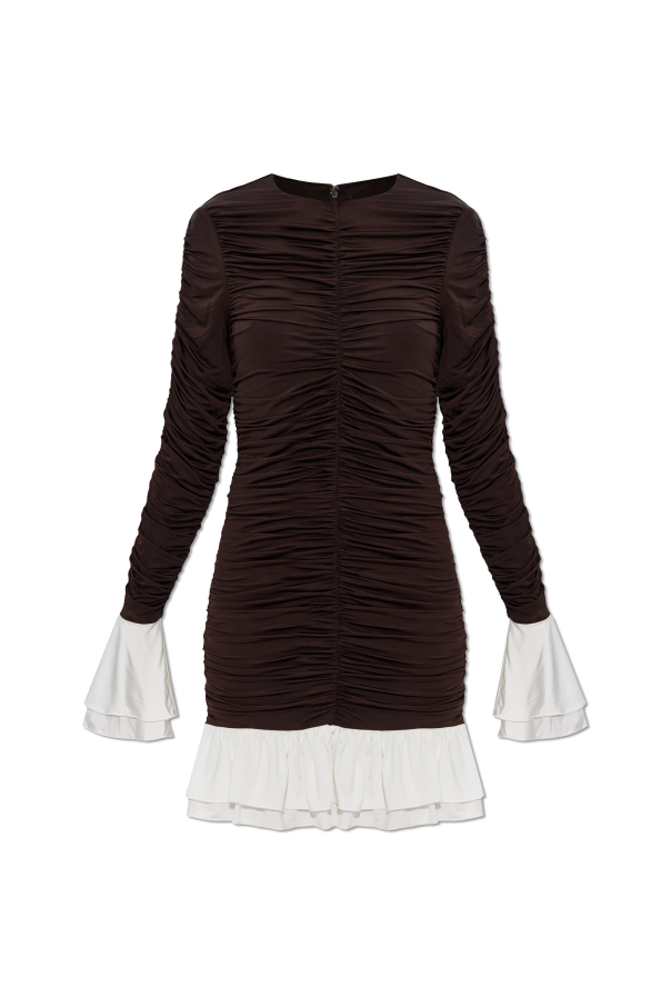 Dress with decorative draping od ROTATE