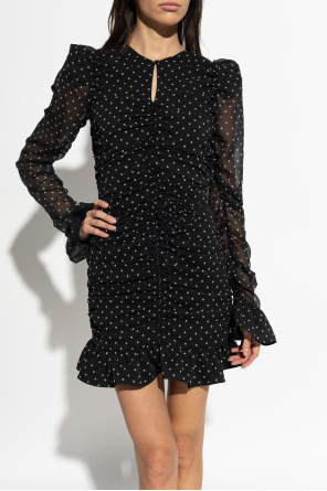 ROTATE Kleid mit Raffung