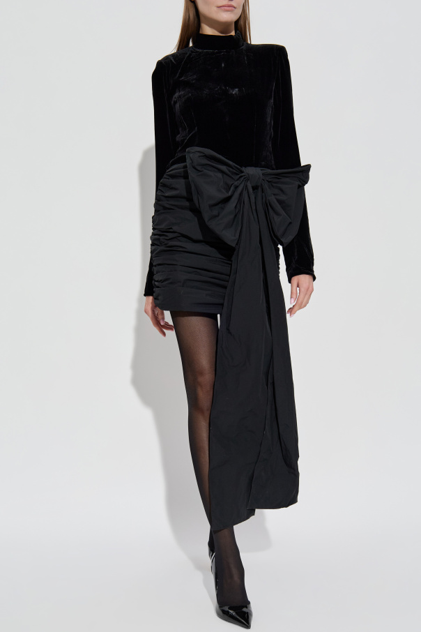 ROTATE Dress made of combined fabrics