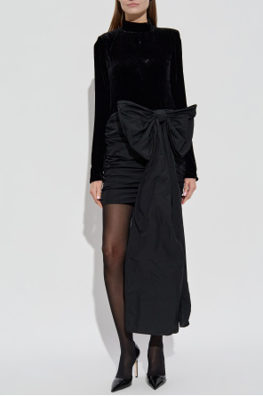 ROTATE Dress made of combined fabrics