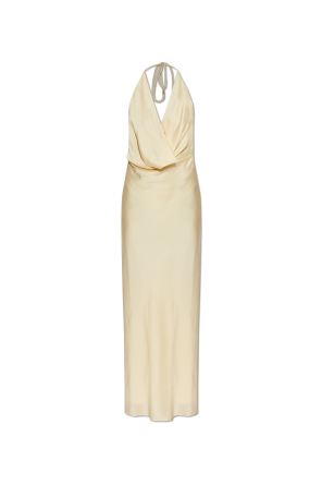 Vestido satinado de tirantes