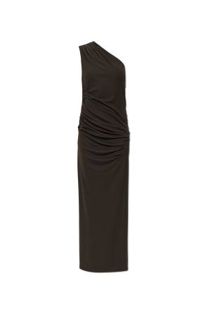 Dress with a slit