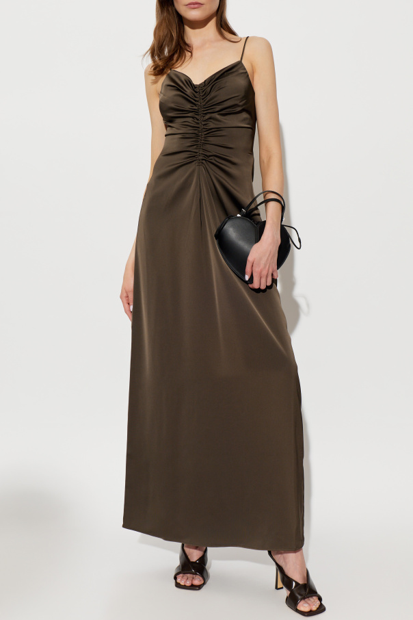 ROTATE Satin slip dress