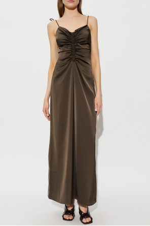 ROTATE Satin slip dress