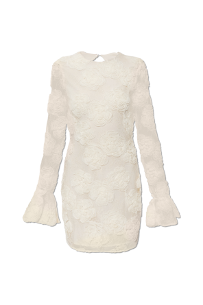 Lace dress with long sleeves