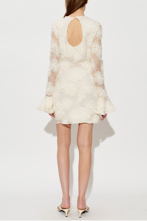 ROTATE Lace dress with long sleeves